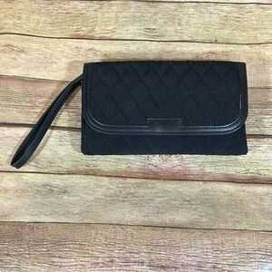 Vera Bradley Trimmed Wristlet Classic Black